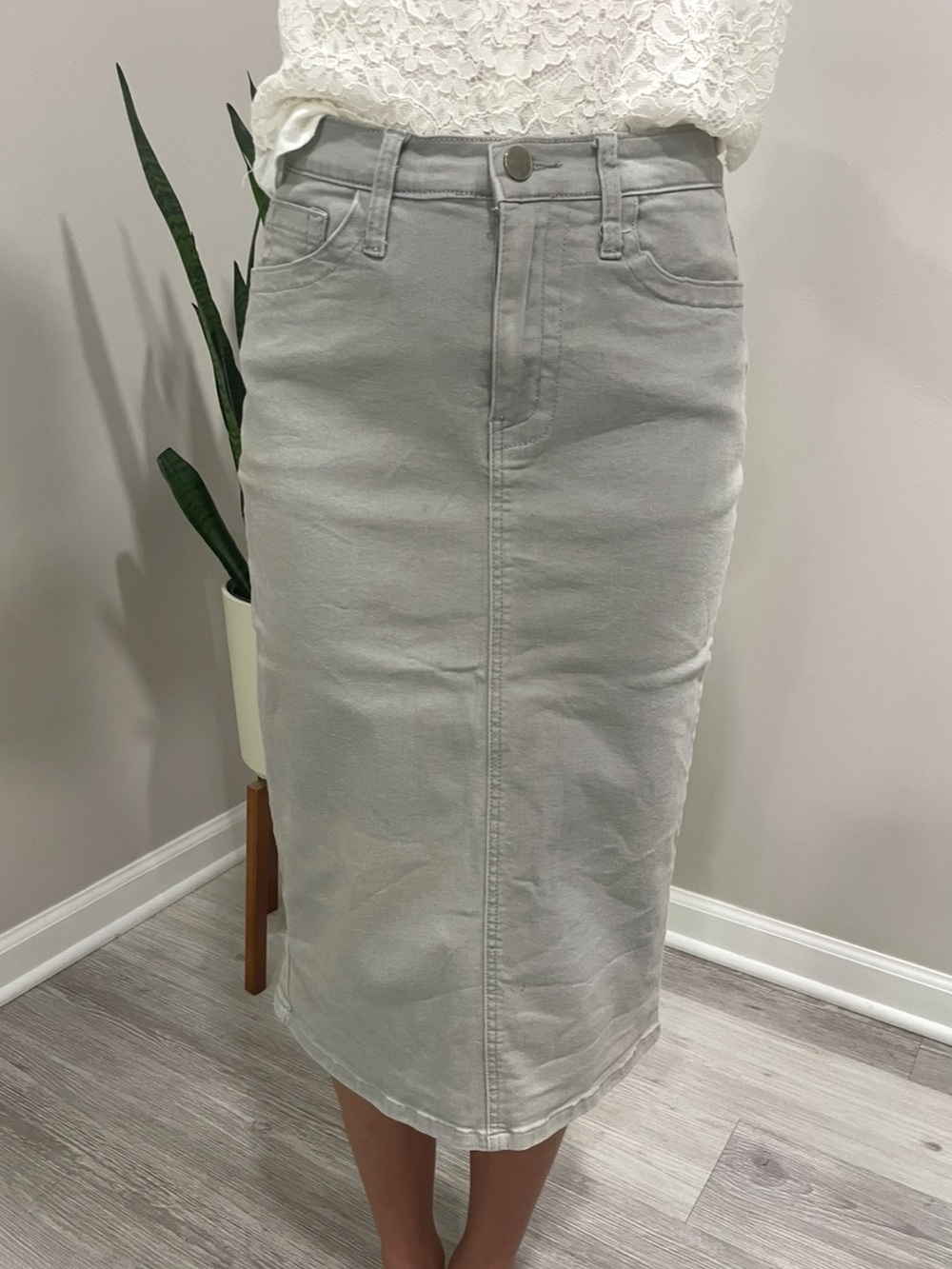 The Main Street Exchange women’s denim skirt